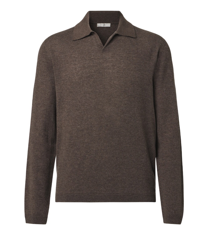 Photo: The Row Ripley cashmere polo sweater