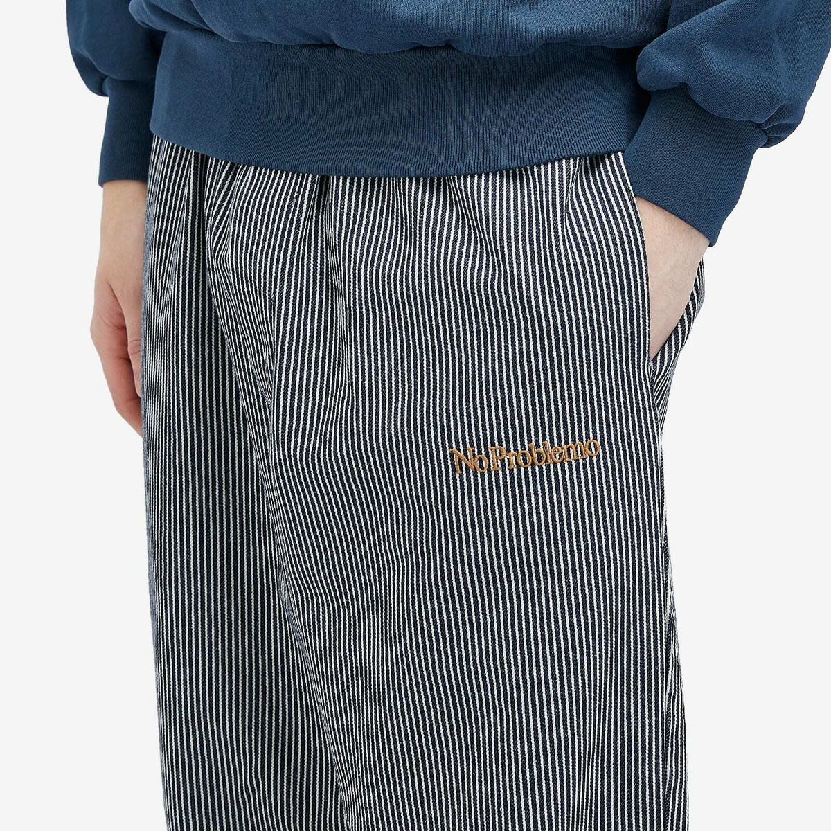 No Problemo Men's Mini Problemo Work Pant - Denim in Blue