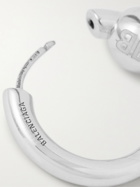 BALENCIAGA - Sterling Silver Hoop Earring