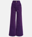 Ulla Johnson Margot high-rise wide-leg jeans