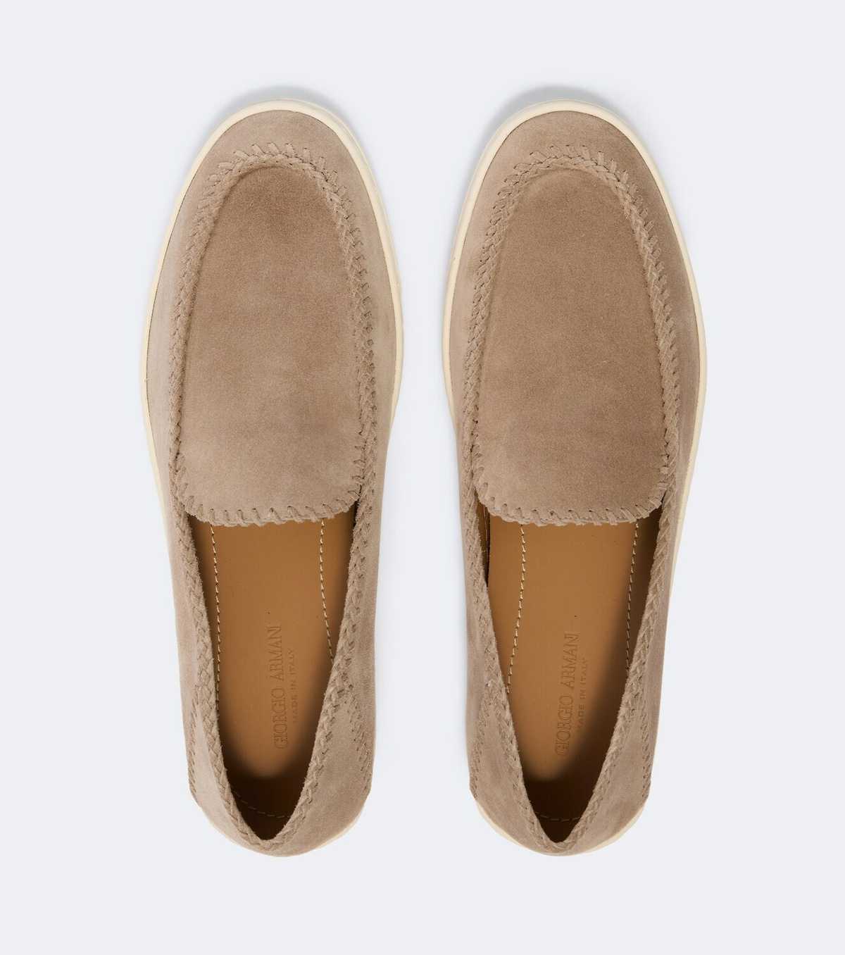 Giorgio Armani Suede slip-on shoes