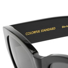 Colorful Standard Women's Sunglass 16 in Deep Black Solid/Black