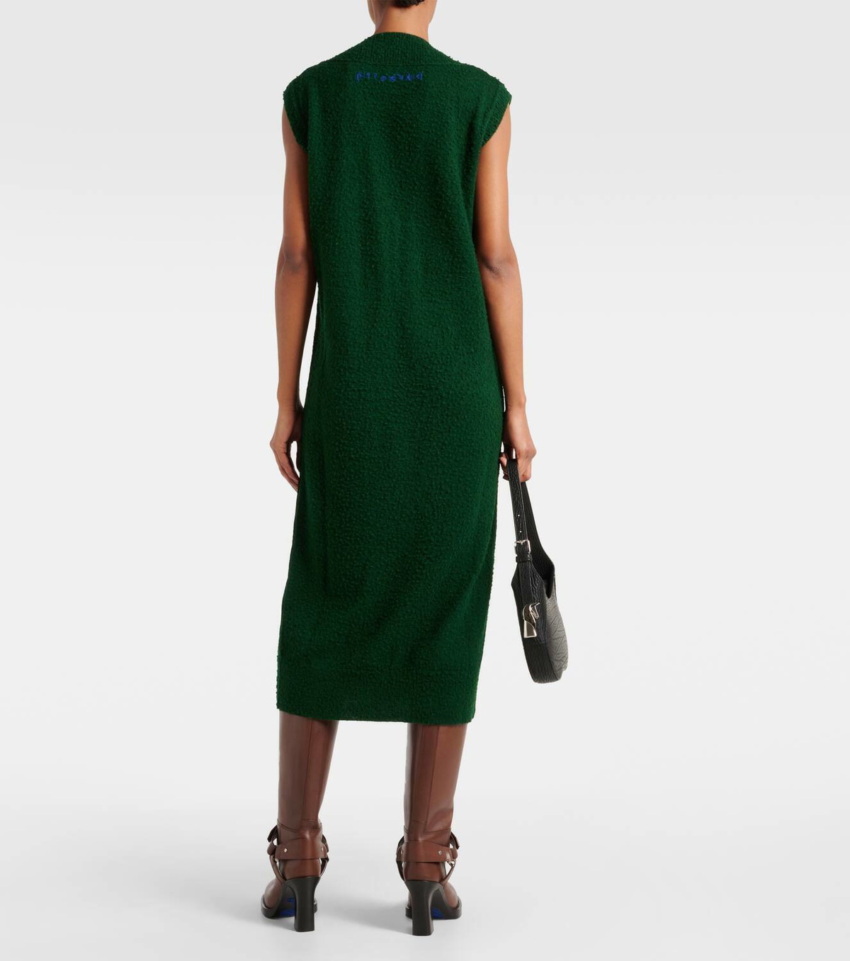 Burberry Argyle wool maxi dress Burberry Burberry Argyle wool maxi dress Burberry