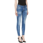 Dsquared2 Blue Medium Waist Skinny Jeans