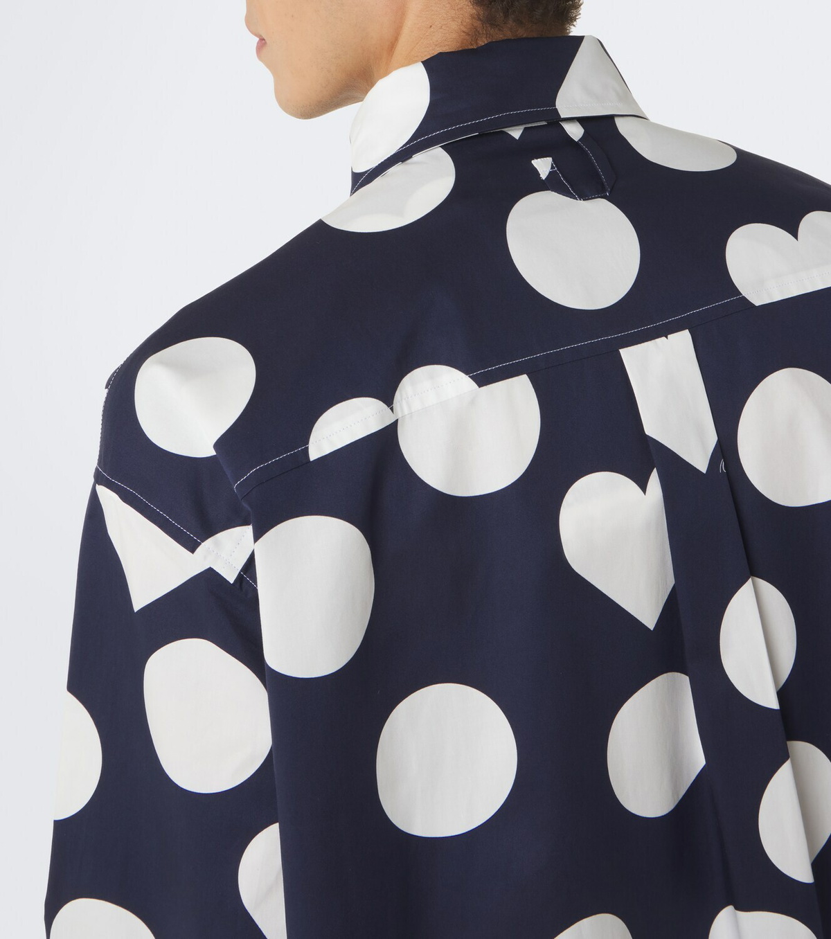 Jacquemus Camargue polka-dot cotton poplin shirt