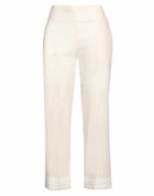 Alessia Santi Womens Pants Ivory