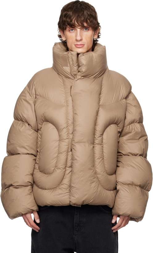 Photo: Axel Arigato Brown Puff Puff Down Jacket