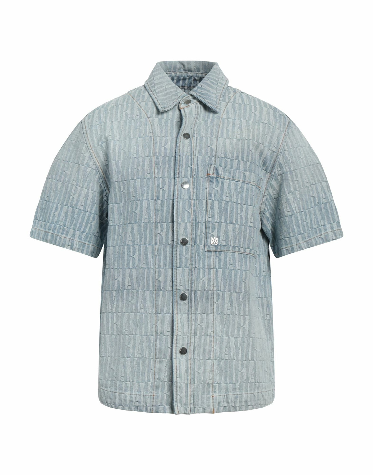 Amiri Mens Denim shirt in Blue