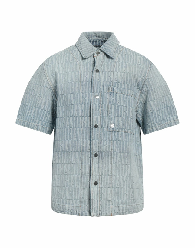 Photo: Amiri Mens Denim shirt in Blue
