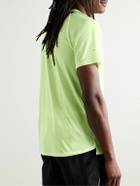 NIKE RUNNING - Stride Dri-FIT ADV Mesh T-Shirt - Yellow