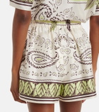 Tory Burch Printed silk shorts