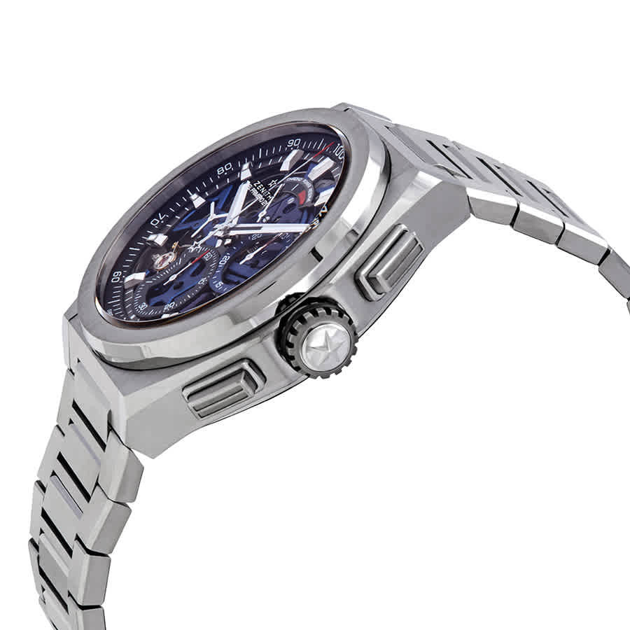 Zenith Defy El Primero 21 Chronograph Automatic Blue Skeletal Dial Mens Watch 95.9002.9004/78.M9000