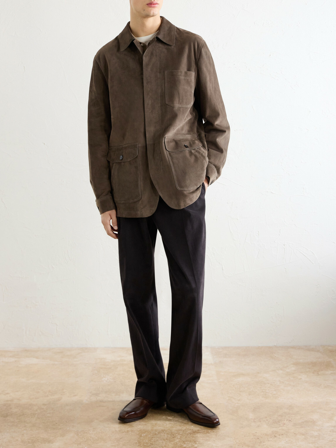 Brioni - Suede Jacket - Brown