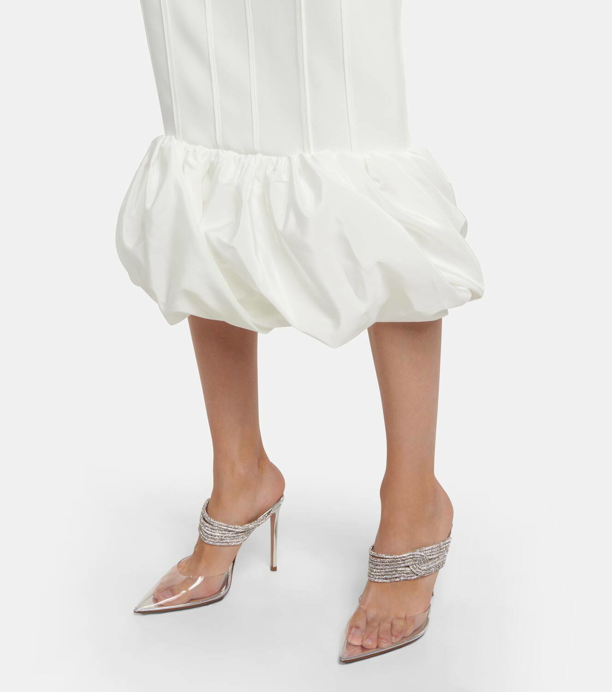 Maticevski Vindicate crêpe midi skirt