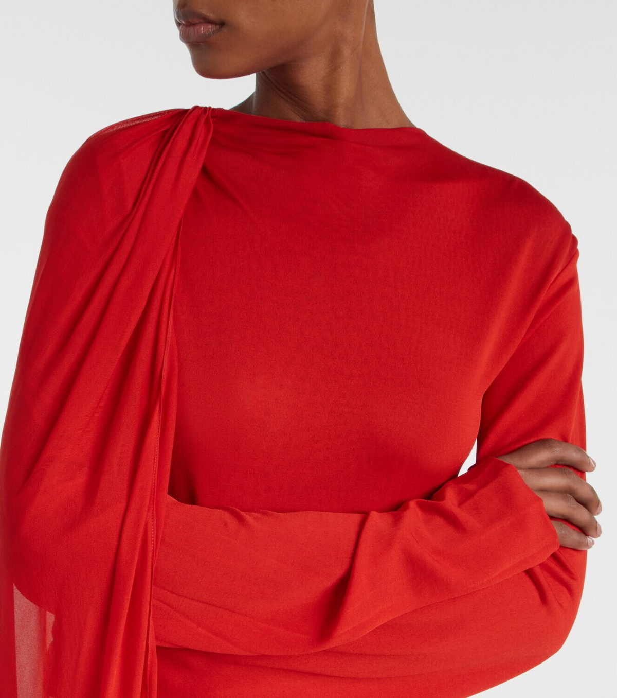Calvin Klein Collection Sara draped jersey gown