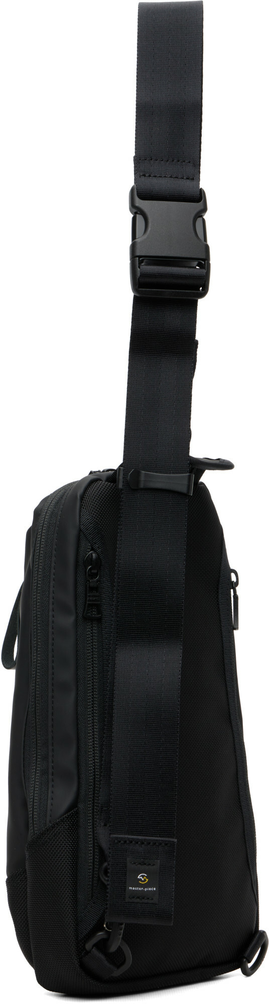master-piece Black Slick Sling Bag