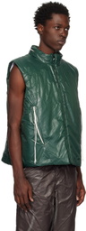 Saul Nash Green Drawstring Vest