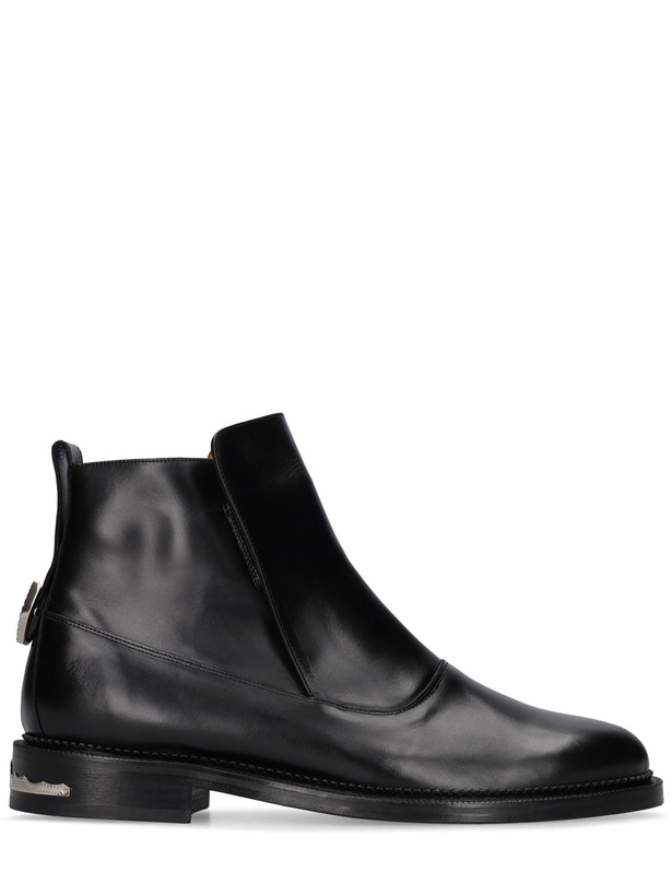 Photo: TOGA VIRILIS Leather Chelsea Boots