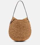 JW Anderson Bulb Small raffia bucket bag