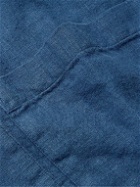 Hartford - Perry Pat Linen Jacket - Blue