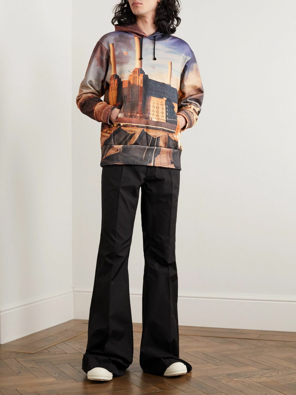 UNDERCOVER - Pink Floyd Printed Cotton-Jersey Hoodie - Blue