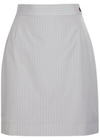 Vivienne Westwood Crotch 45 Pinstripe Cotton Skirt Grey