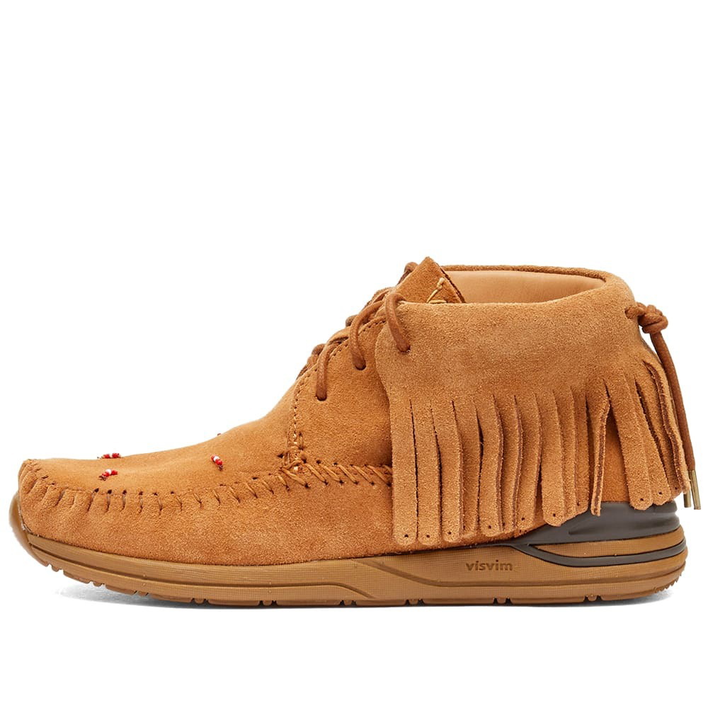 Visvim Women's FBT Shaman Folk Boot in Light Brown Visvim