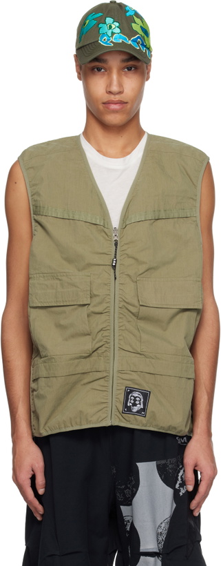 Photo: Perks and Mini Khaki Waxing Crescent Reversible Vest