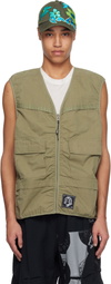 Perks and Mini Khaki Waxing Crescent Reversible Vest