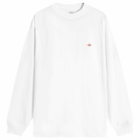 Danton Men's Long Sleeve Logo T-Shirt in White
