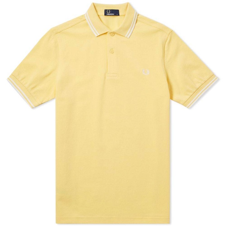 Photo: Fred Perry Twin Tipped Polo Yellow