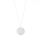 Jil Sander Silver Pendant and Necklace