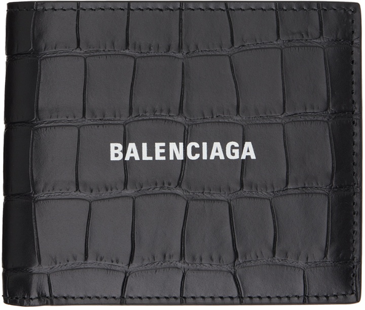 Photo: Balenciaga Black Bifold Wallet