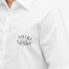 AMIRI Men's Arts District Short Sleeve Vacation Shirt in White