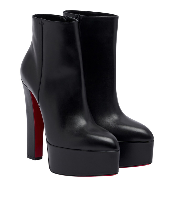 Photo: Christian Louboutin Jenna leather platform ankle boots