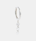 Persée 18kt gold single earring with diamonds