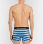 Paul Smith - Striped Stretch-Cotton Boxer Briefs - Navy