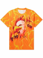 Stockholm Surfboard Club - Alko Eagle Printed Organic Cotton-Jersey T-Shirt - Orange