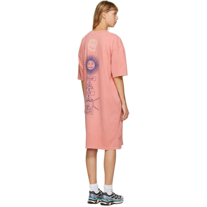 Brain Dead Pink The North Face Edition Ringer T-Shirt Dress