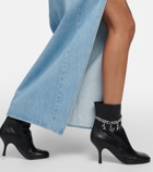 JW Anderson Embellished leather ankle boots