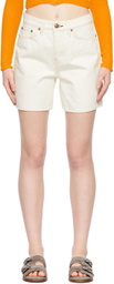 rag & bone Off-White Maya Shorts