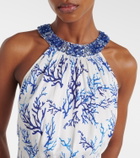 Melissa Odabash Isadora beaded maxi dress