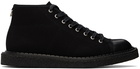 Fred Perry Black George Cox Edition Heavy Canvas Monkey Sneakers