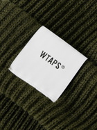WTAPS - Logo-Appliquéd Ribbed-Knit Beanie