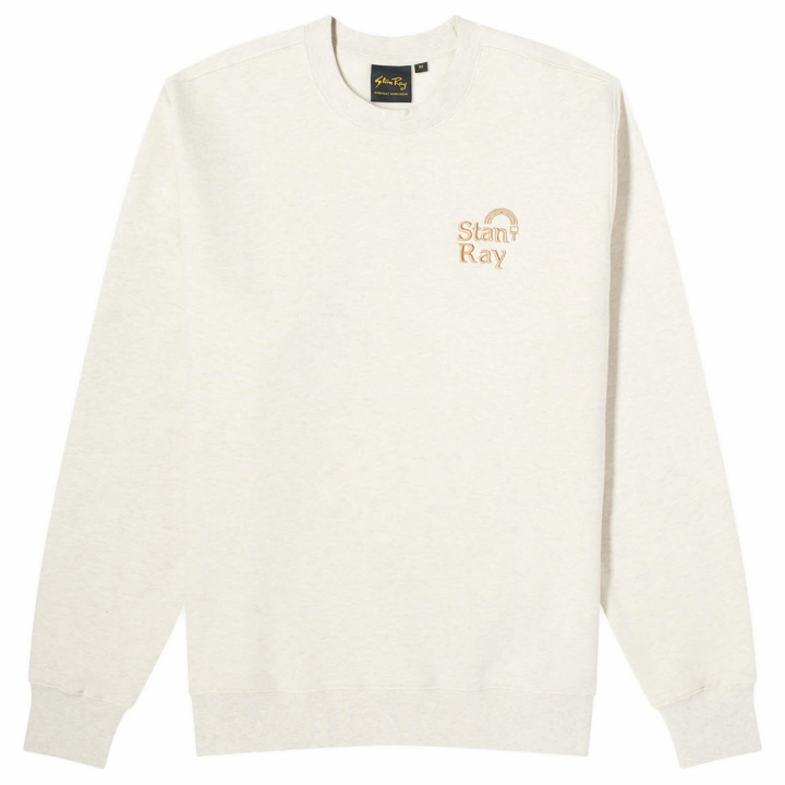 Photo: Stan Ray Men's Ray-Bow Crew Sweatshirt in Natural Oatmeal