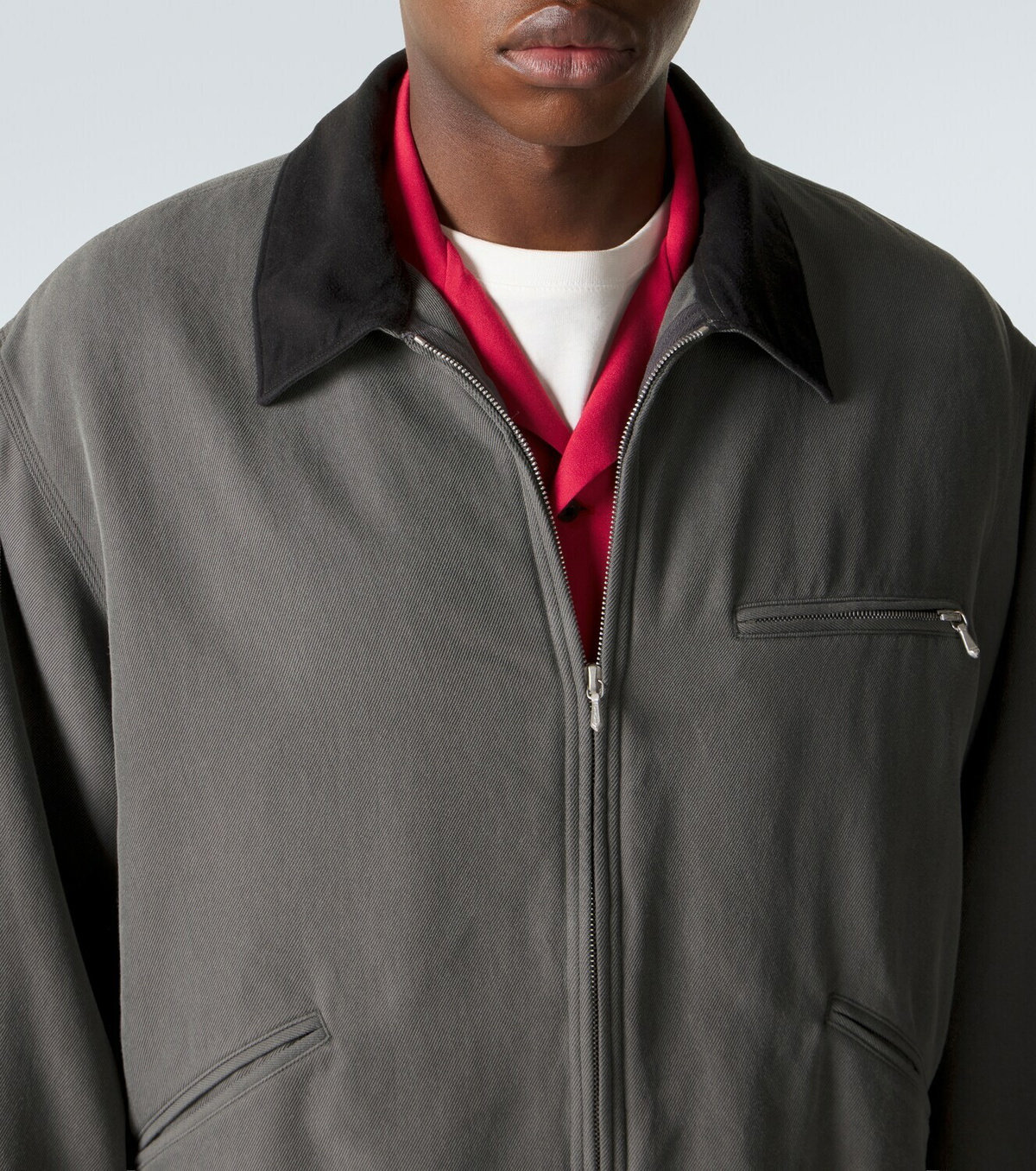 A.Presse Vintage cotton and silk jacket