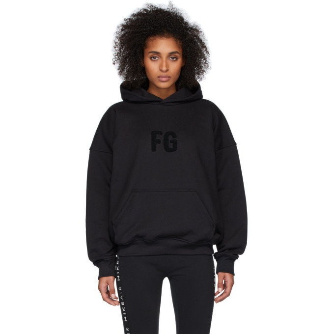 Fear of God Black Sixth Collection FG Everyday Hoodie Fear Of God