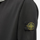 Stone Island Men's Cotton Stretch Popover Hoody in Black