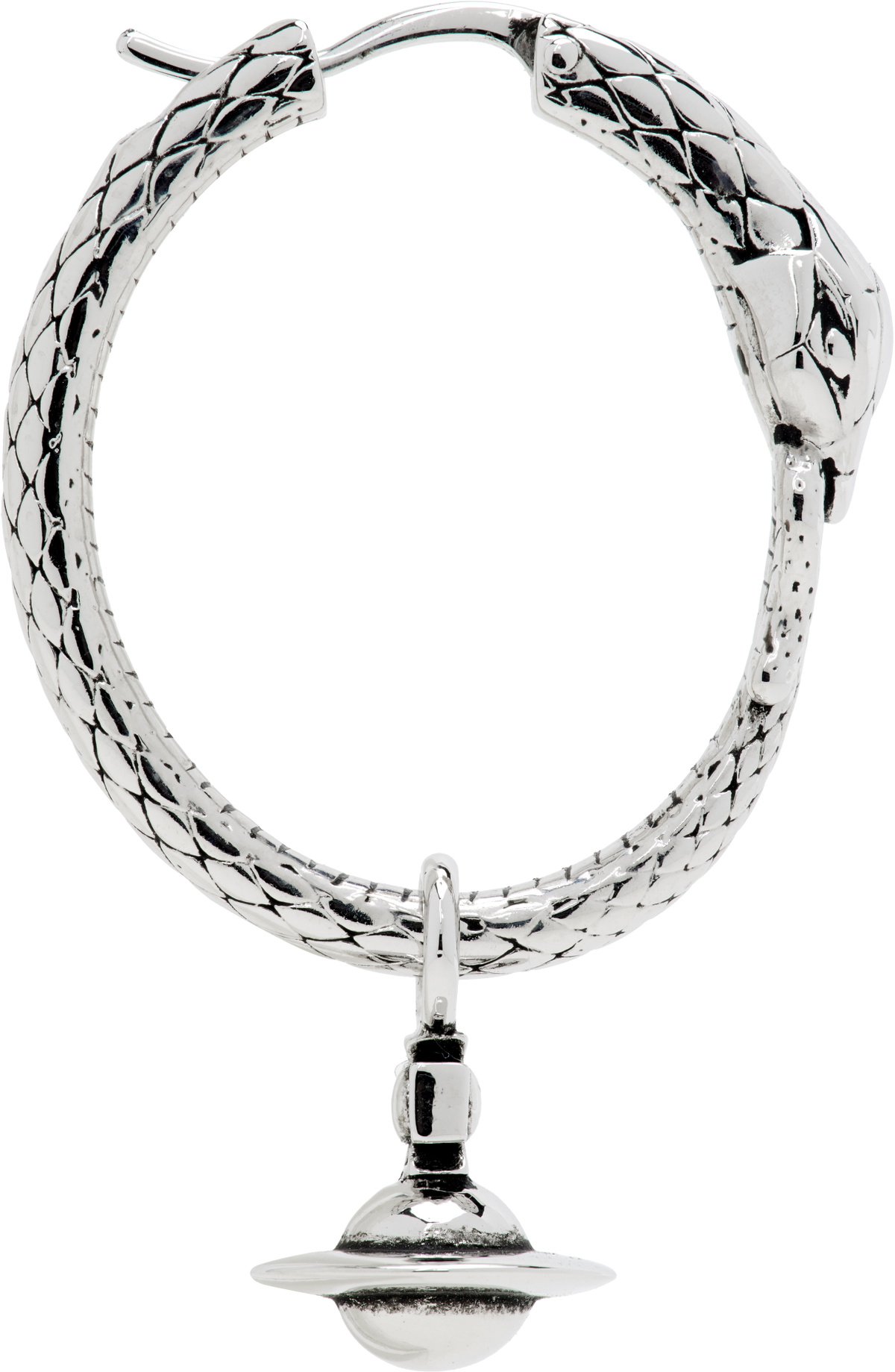 Vivienne Westwood Silver & Black Artemis Ring Vivienne Westwood