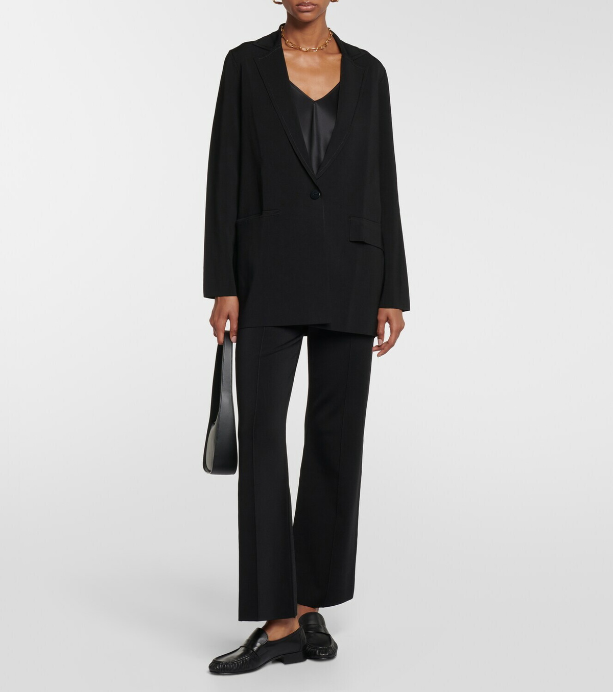 Joseph Single-breasted crêpe blazer